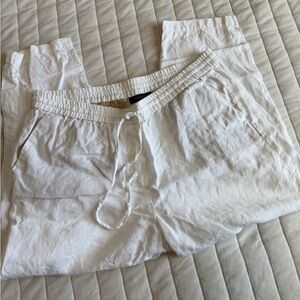 100% linen beach pants